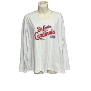 Gear for Sports St. Louis Cardinals White Long Sleeve Shirt size XL